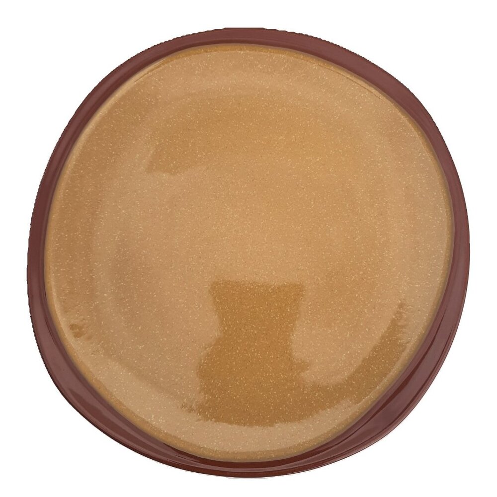 Syracuse China Mustard Seed Terracotta Dinner Plate 10.75” Set of 2